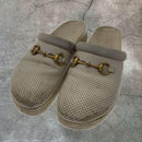Gucci Slip-On Shoes 18Ss White Sandal