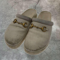 Gucci Slip-On Shoes 18Ss White Sandal
