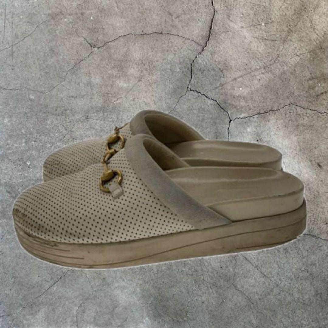 Gucci Slip-On Shoes 18Ss White Sandal