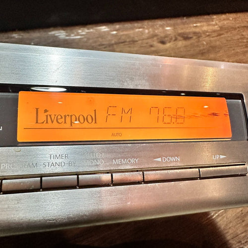 Onkyo Radio Tuner R-100 Fm/Am Amplifier Champagne Gold
