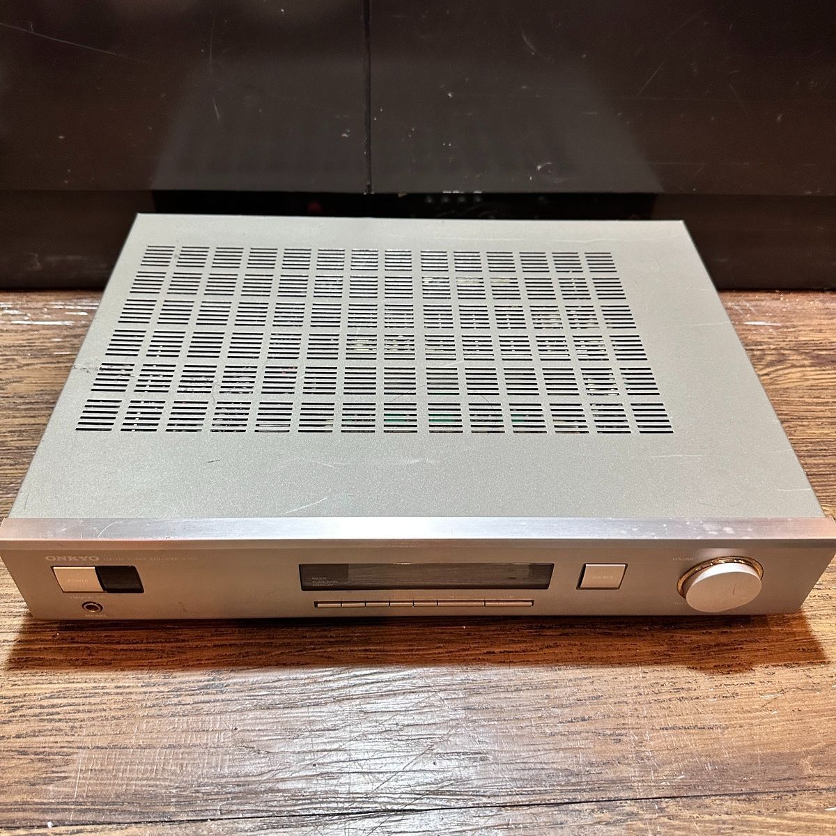 Onkyo Radio Tuner R-100 Fm/Am Amplifier Champagne Gold