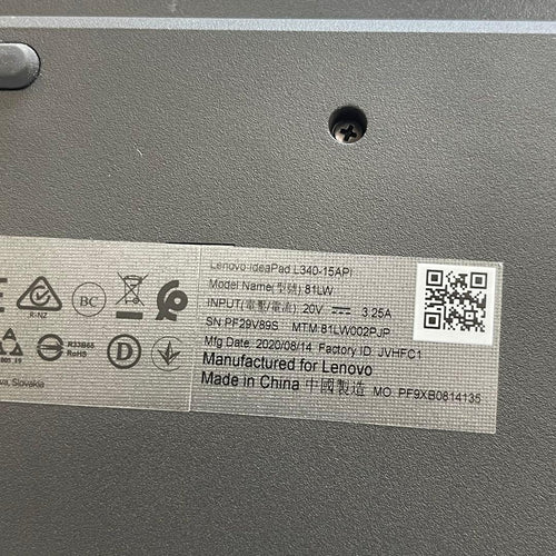 Windows Notebook Body #619 Ideapad L340 Ryzen 7 3700U 8Gb