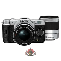 Digital Slr Pentax Q7 02 Standard Zoom 06 Telephoto Silver Wzoom Kit 1
