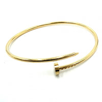 Cartier Bangle Wristband 18 Yg Au750 K18 10.4G
