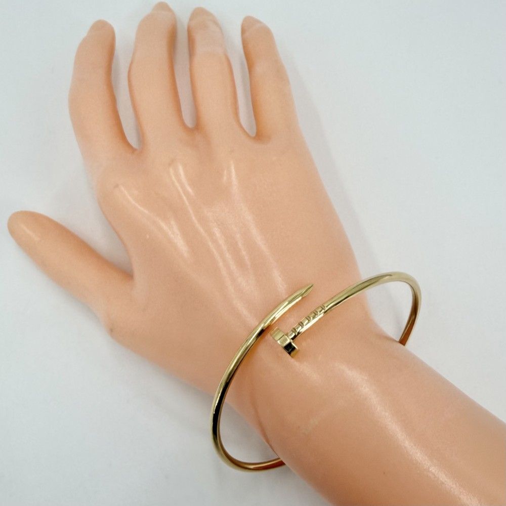 Cartier Bangle Wristband 18 Yg Au750 K18 10.4G
