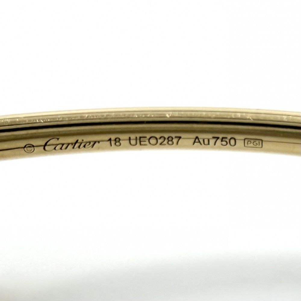 Cartier Bangle Wristband 18 Yg Au750 K18 10.4G
