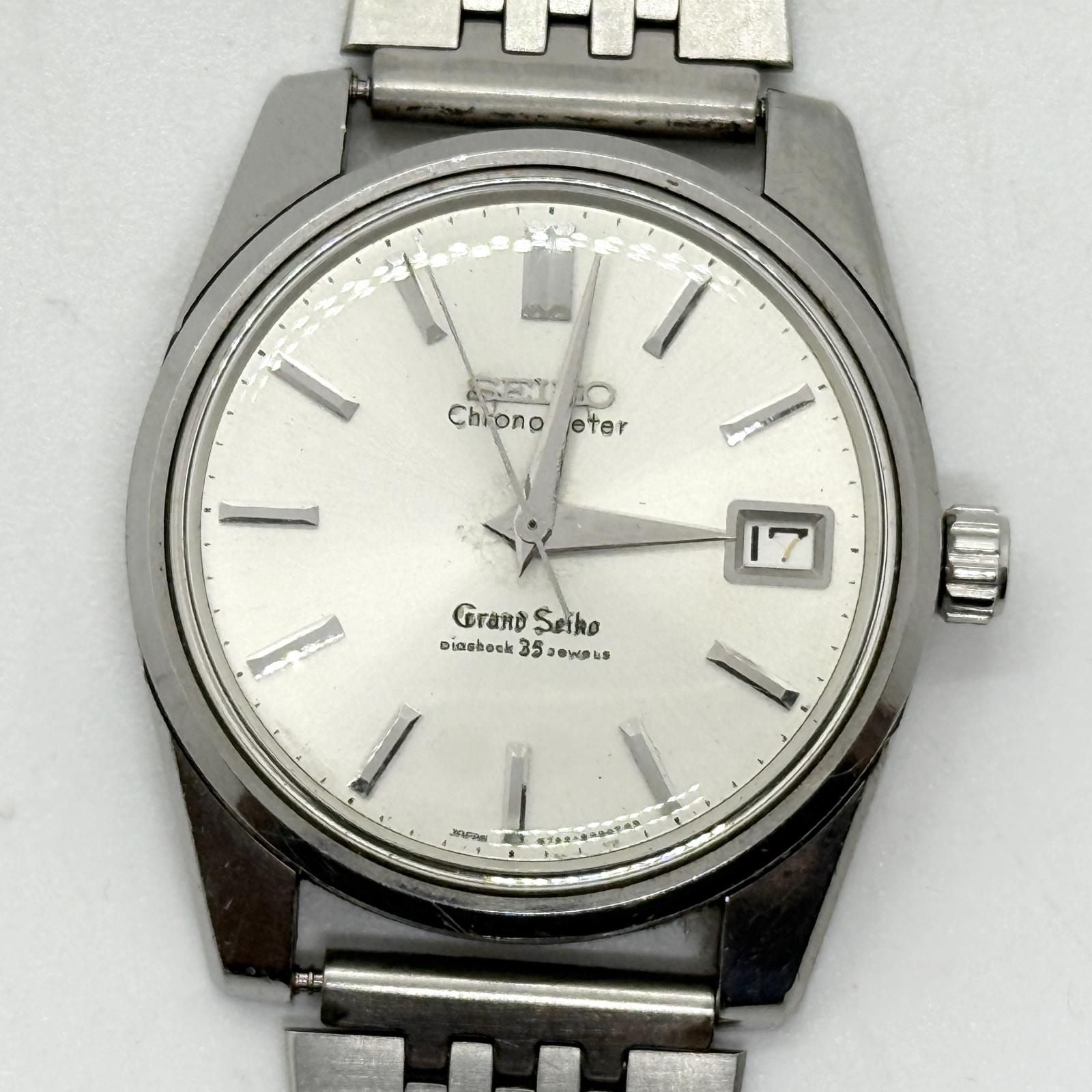 Seiko Hand -Wound Clock Grand 25Jewels 5722-9990