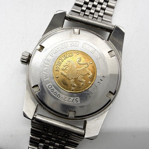 Seiko Hand -Wound Clock Grand 25Jewels 5722-9990