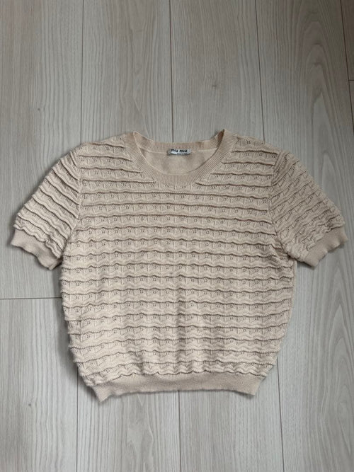 Miu Short-Sleeve Miumiu