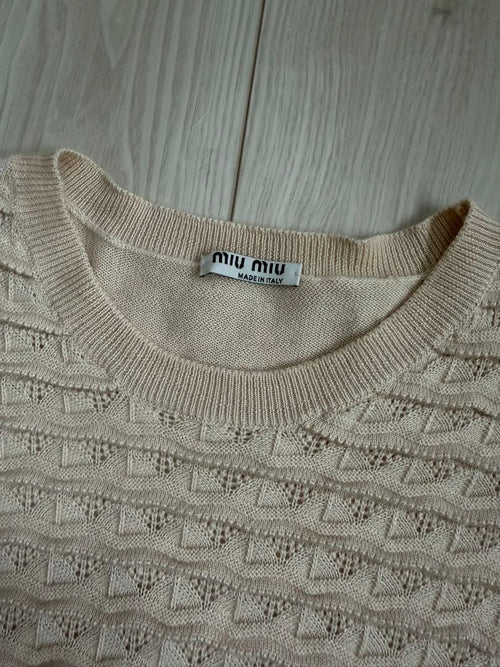 Miu Short-Sleeve Miumiu