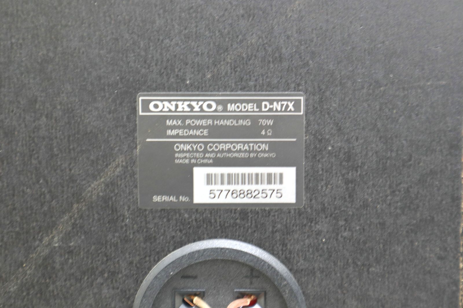 Onkyo Cd Md Cassette Deck Cd/Md Fr N7X D