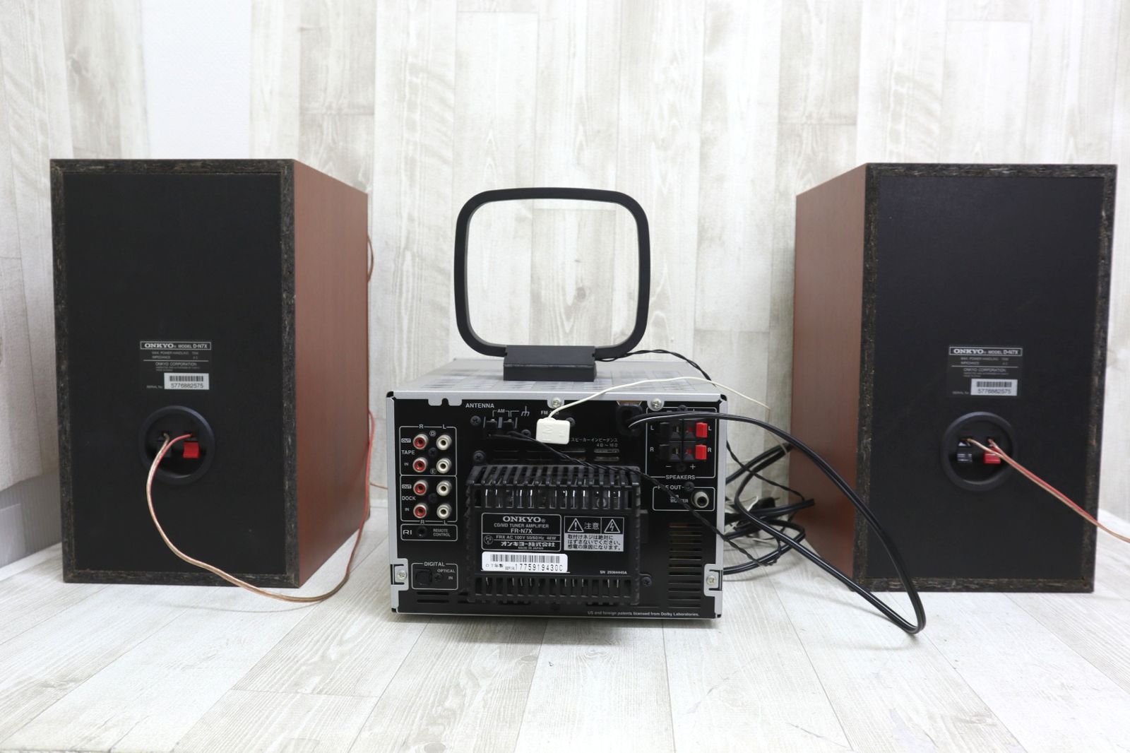 Onkyo Cd Md Cassette Deck Cd/Md Fr N7X D