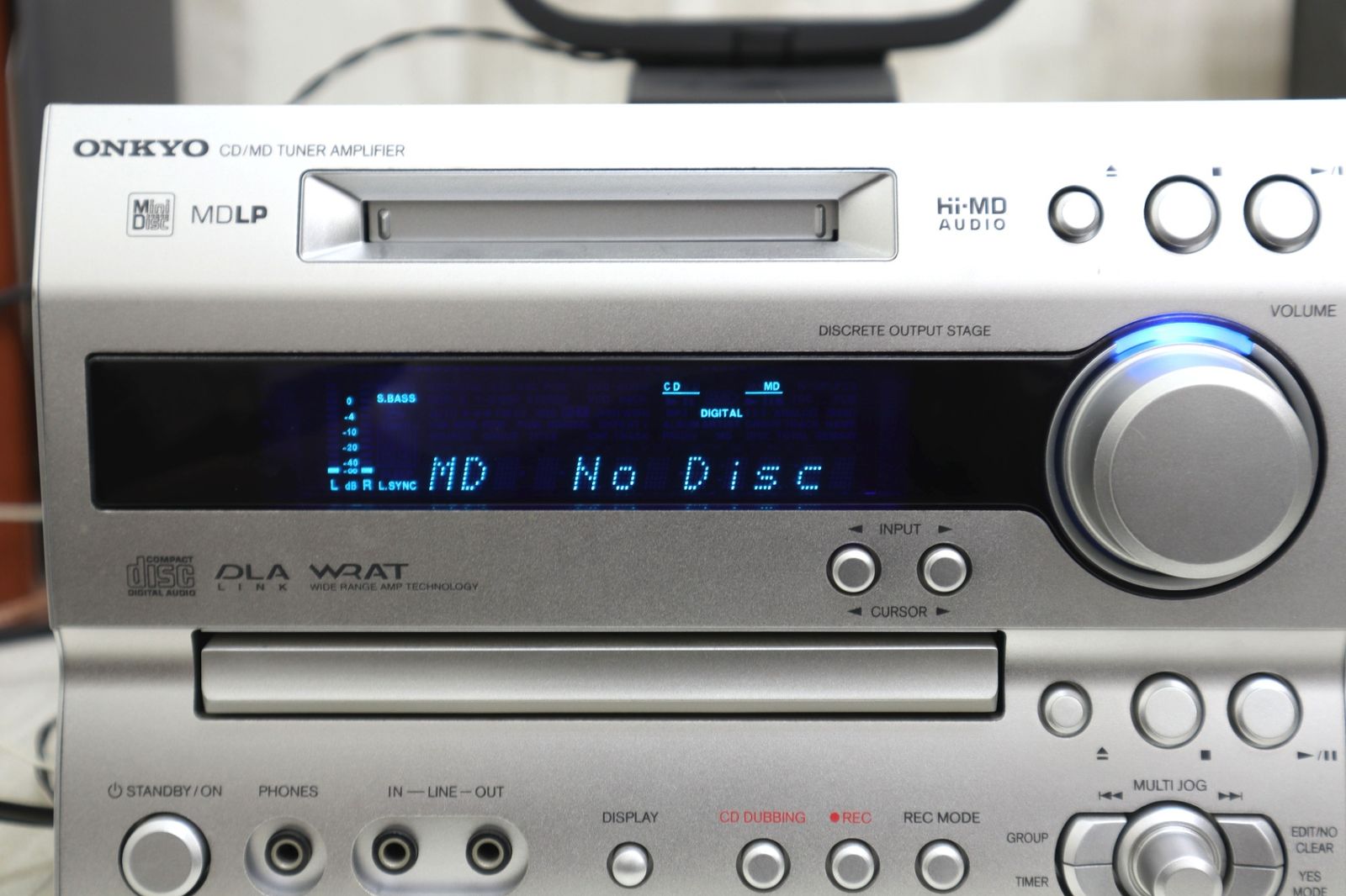 Onkyo Cd Md Cassette Deck Cd/Md Fr N7X D