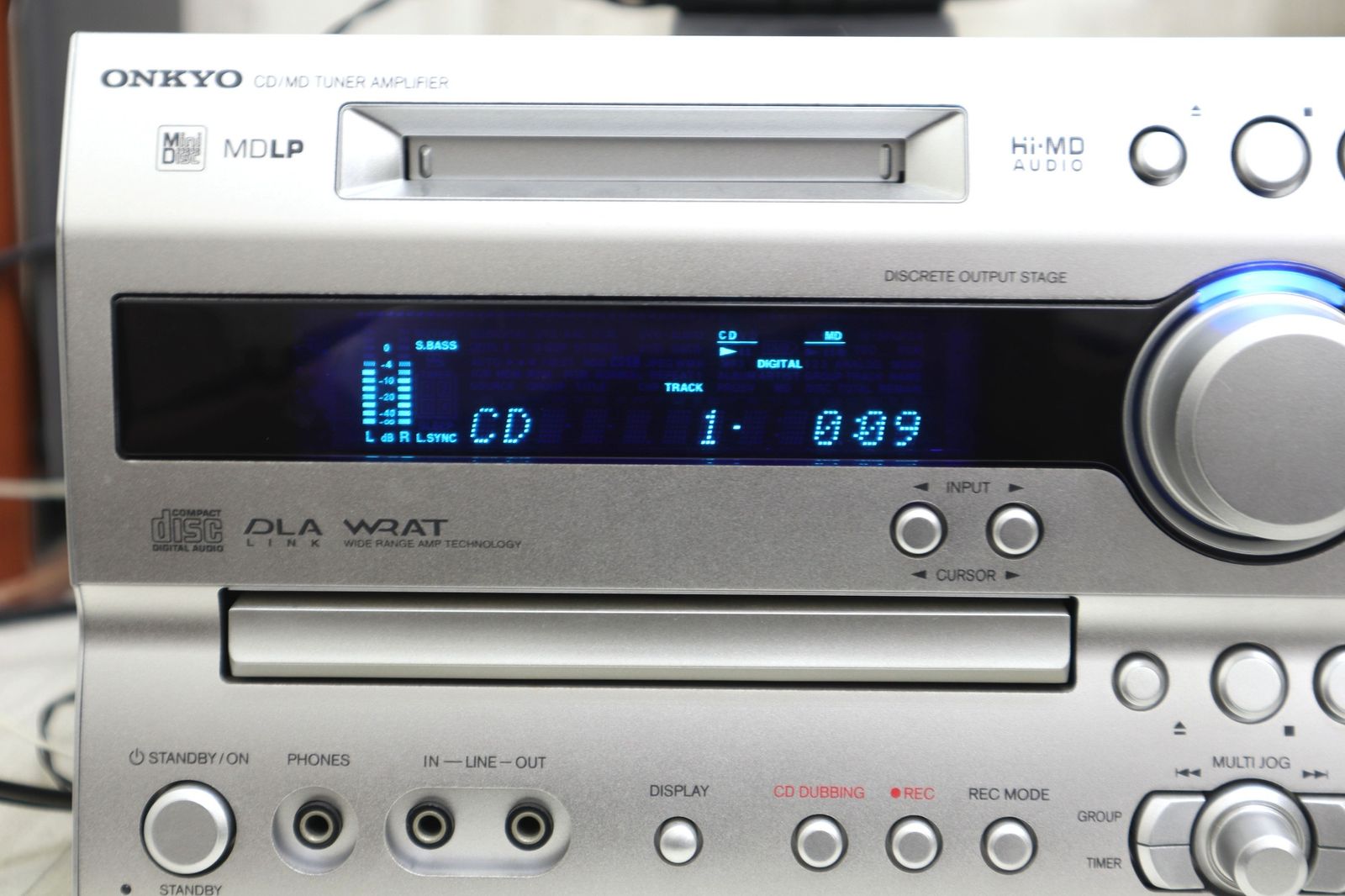 Onkyo Cd Md Cassette Deck Cd/Md Fr N7X D