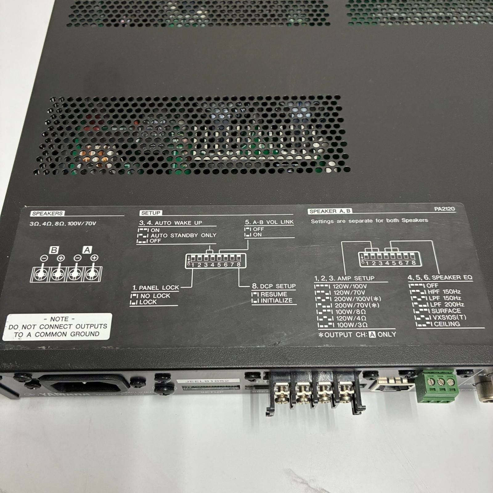 Yamaha Others Pa2120 120W 2 1U 143-A1
