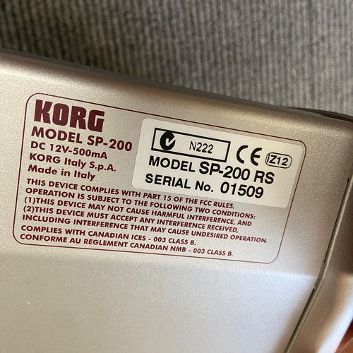 Korg Others Sp-200 Rs 88