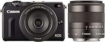 Digital Slr )Canon Eos M2 Ef-M18-55Mm F3.5-5.6 Is Stm Ef-M22Mm F2 Eosm2Bk-Wlk