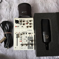 Audio Technica Condenser Microphones At4040 Yamaha Ag03Mk2