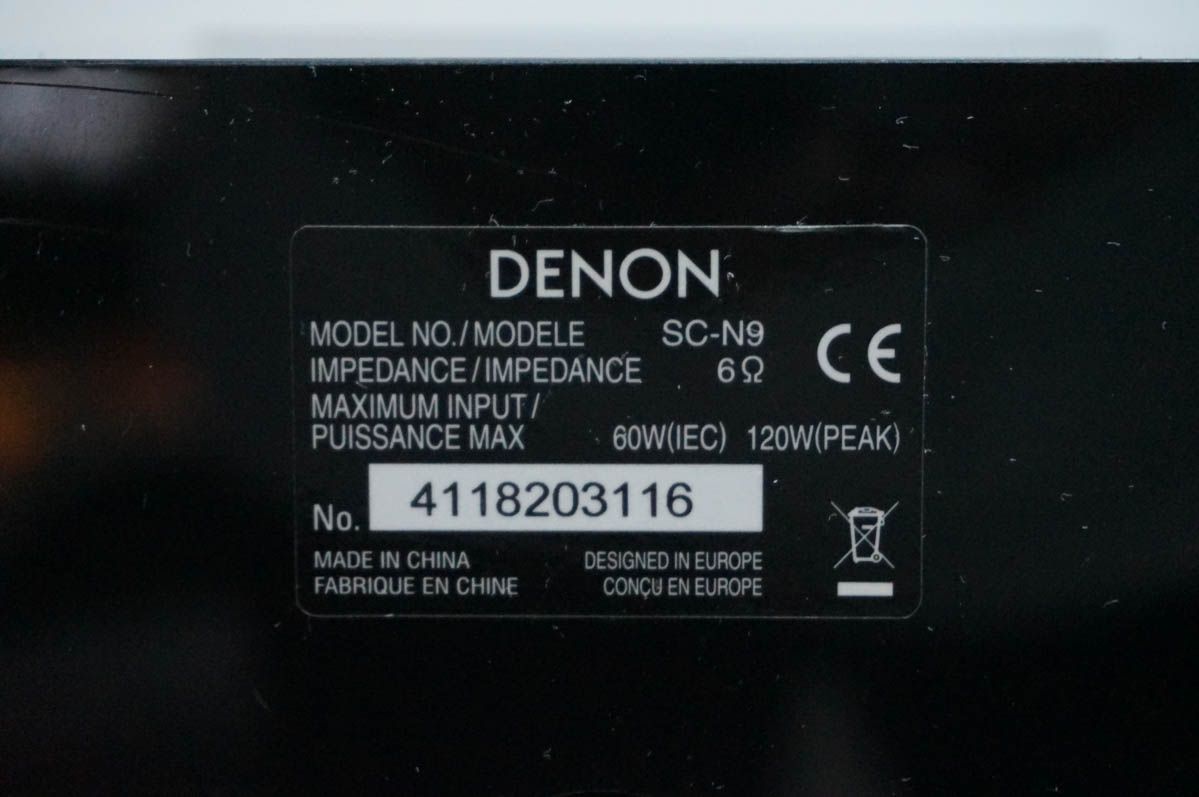 Mini -Component Denon Airplay/ Dra-N5 Sc-N9