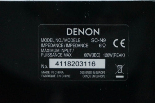 Mini -Component Denon Airplay/ Dra-N5 Sc-N9