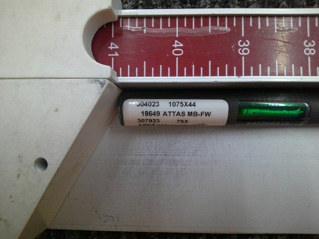 Mamiya Shaft Ust Attas Mb-Fw 75 X 40.875 /X/0[1233]