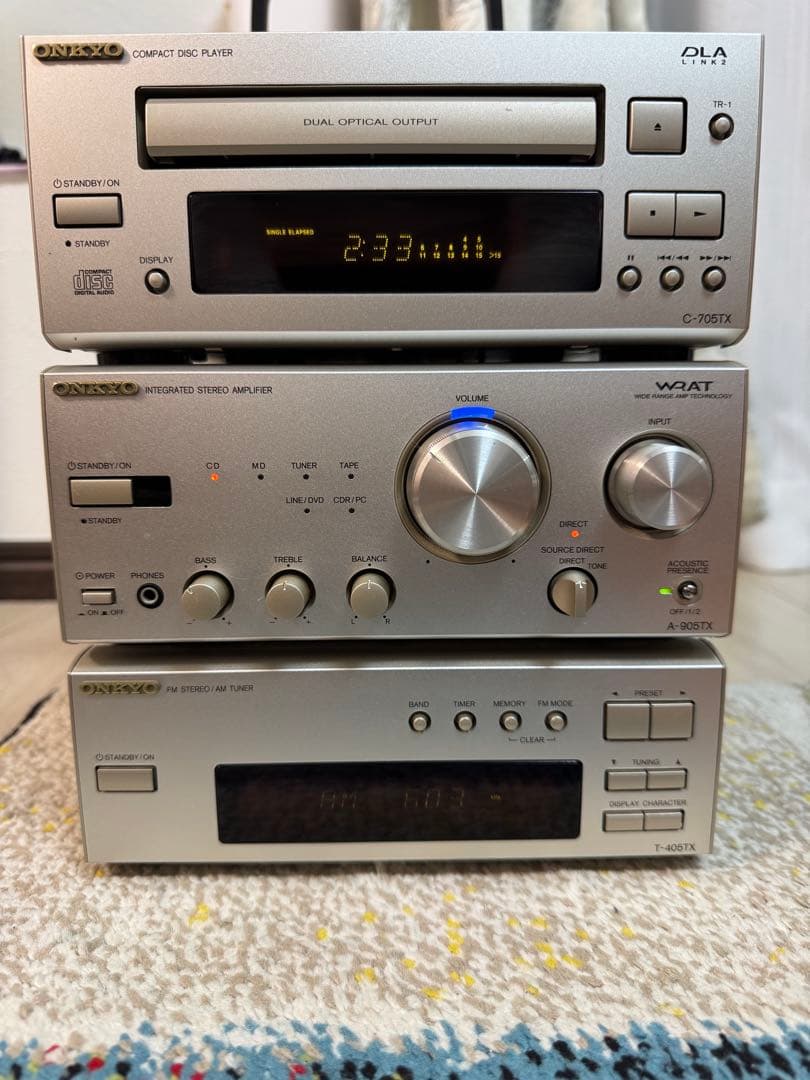 Onkyo Mini Component Systems C-705Tx+A-905Tx+T-405Tx