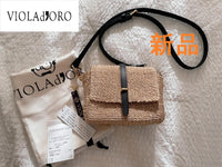 Violad'Oro Shoulder Bags Natural Black