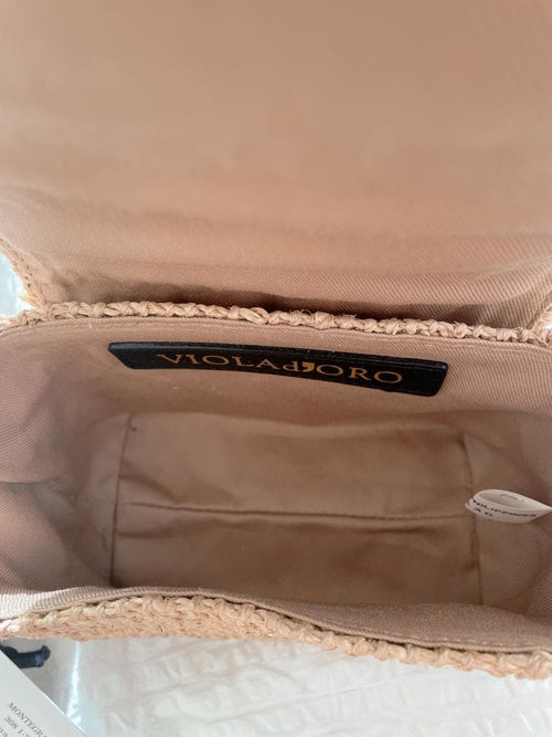 Violad'Oro Shoulder Bags Natural Black