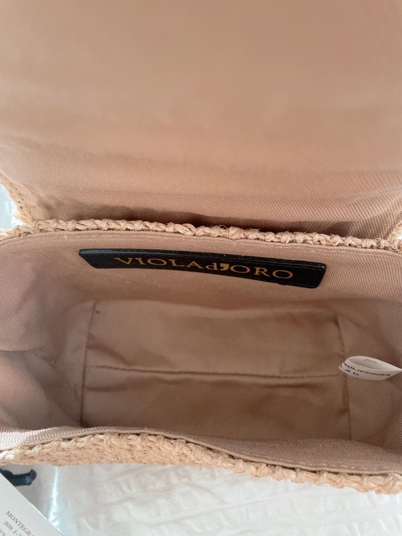 Violad'Oro Shoulder Bags Natural Black