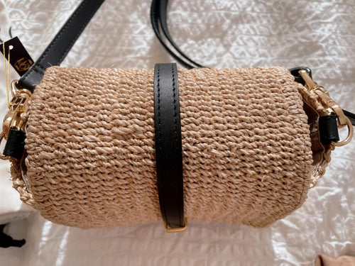 Violad'Oro Shoulder Bags Natural Black