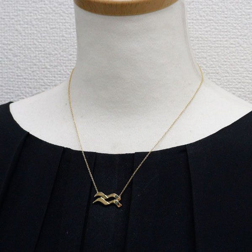Tiffany Necklace K18Yg