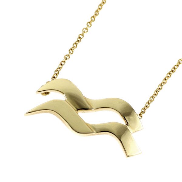 Tiffany Necklace K18Yg