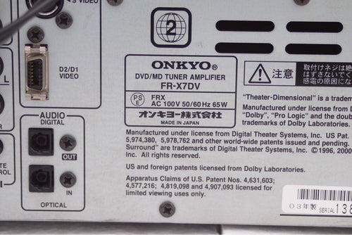 Onkyo Mini -Component Fr-7Gxdv