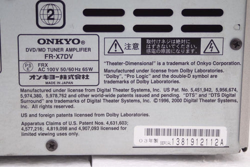 Onkyo Mini -Component Fr-7Gxdv
