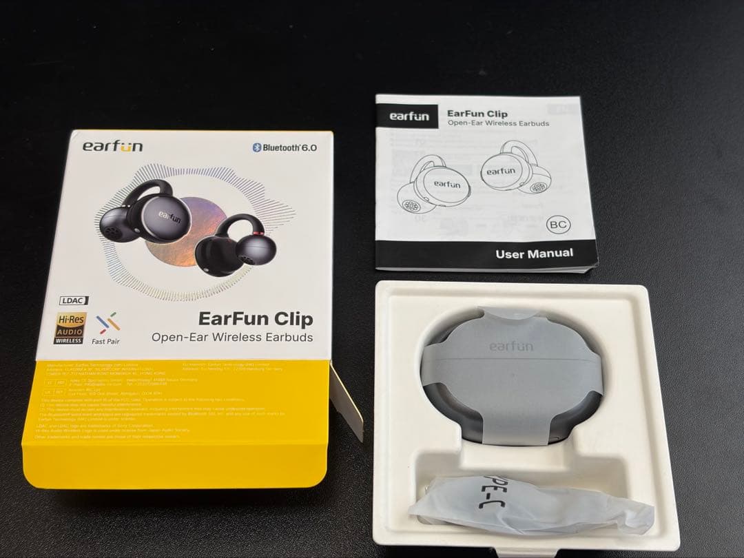 Earfun Wireless Earphones Clip Open Ear Earbuds