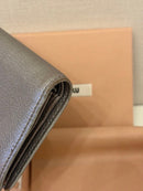 Miu Bifold Wallets 5Mv204 Cromo/Pirite