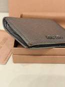 Miu Bifold Wallets 5Mv204 Cromo/Pirite