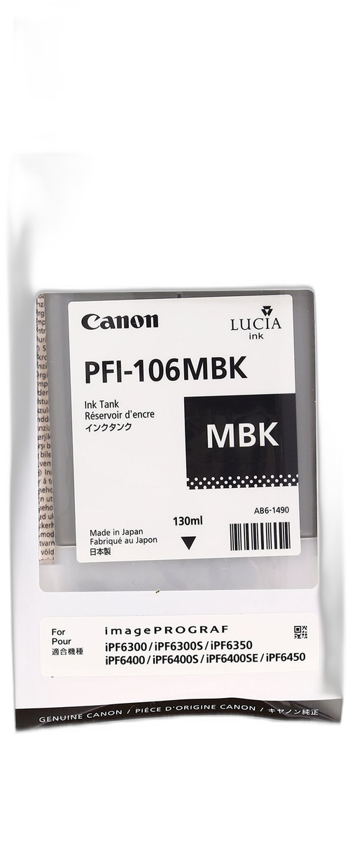 Ink Cartridge/Refilled Canon Pfi-106Mbk 6620B001