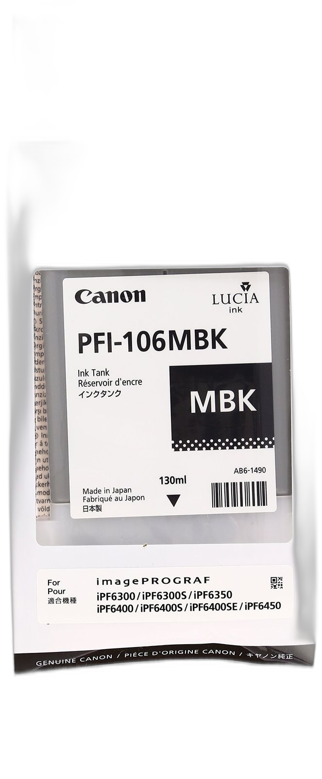 Ink Cartridge/Refilled Canon Pfi-106Mbk 6620B001
