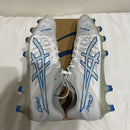 Asics Soccer Cleats Spikes Ds Light Acros Pro 3 White/Electric Blue