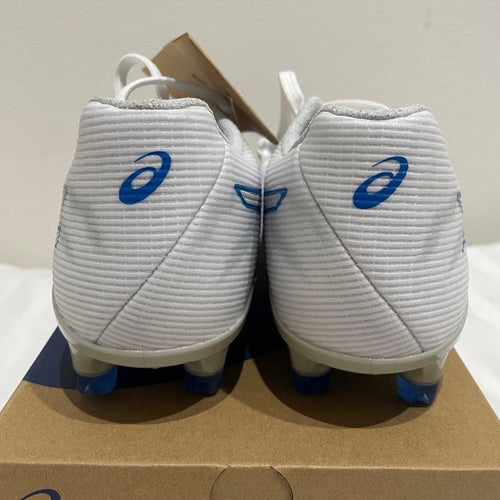 Asics Soccer Cleats Spikes Ds Light Acros Pro 3 White/Electric Blue