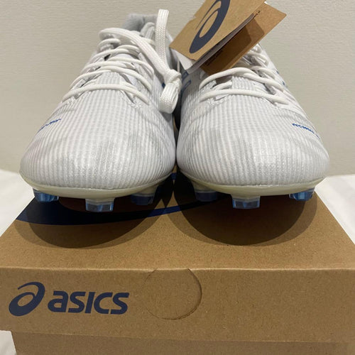 Asics Soccer Cleats Spikes Ds Light Acros Pro 3 White/Electric Blue