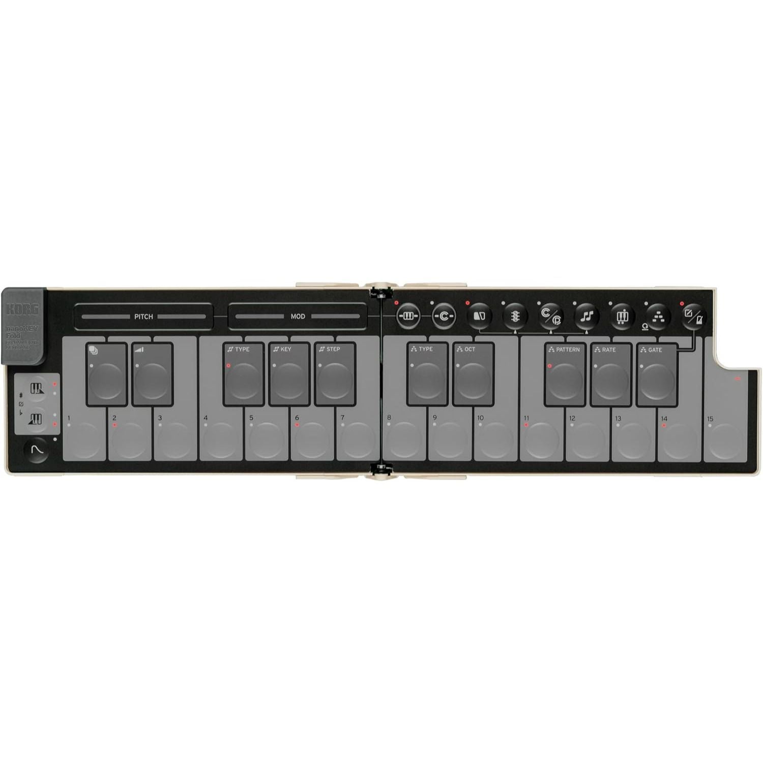 Korg Others Nanokey Fold Sb Sand Beige Midi