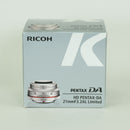 Pentax Lens (Single Focus) Hd Da21Mm F3.2Al K