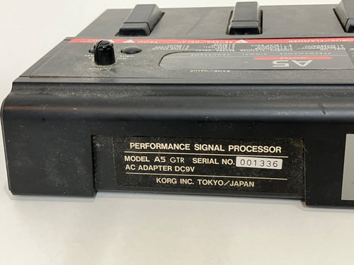 Korg Base Effector A5 Gtr