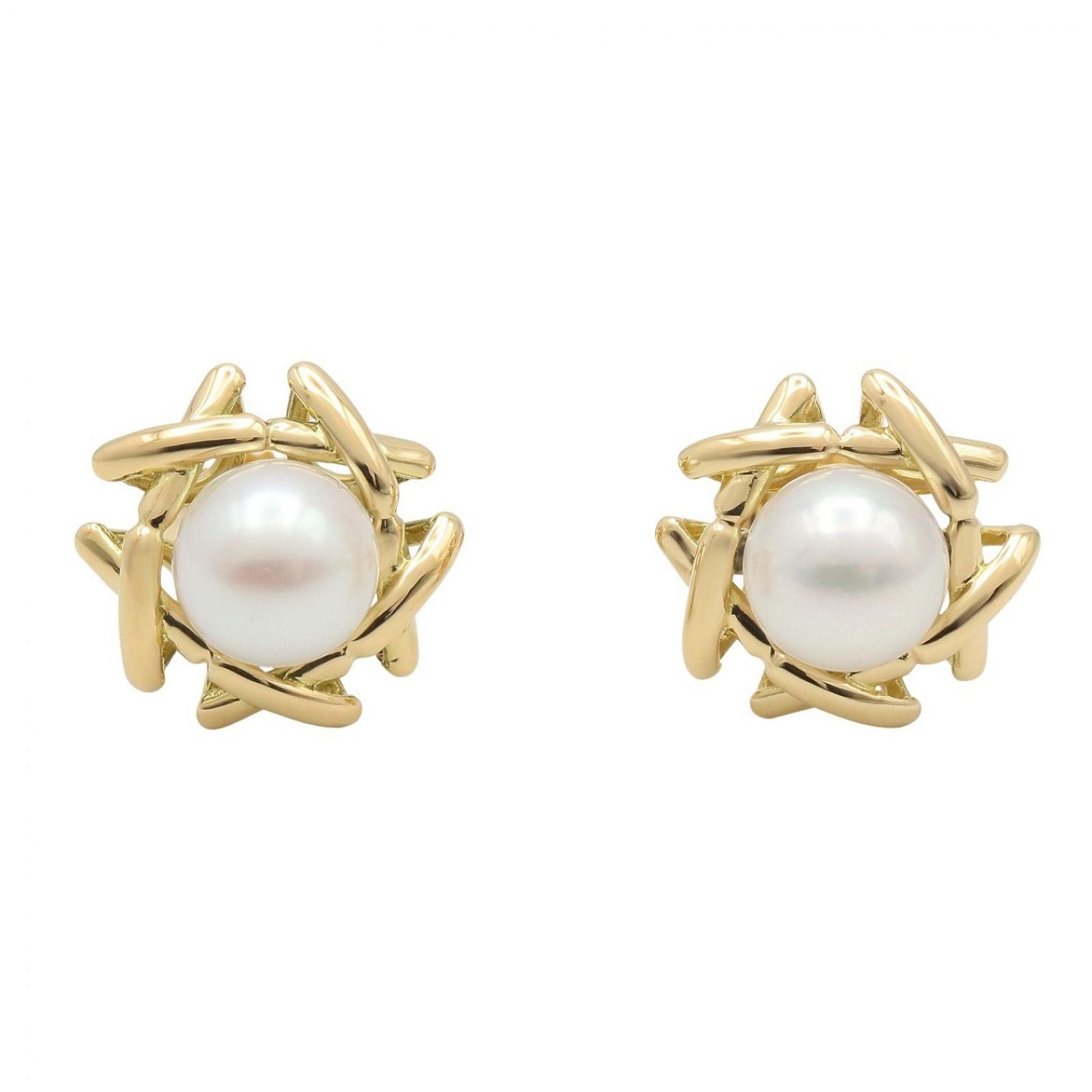 Tiffany Earrings (For One Ear) Co K18 Used A