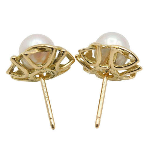 Tiffany Earrings (For One Ear) Co K18 Used A