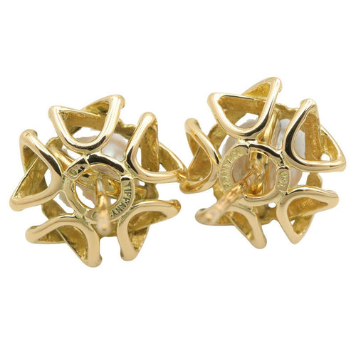 Tiffany Earrings (For One Ear) Co K18 Used A