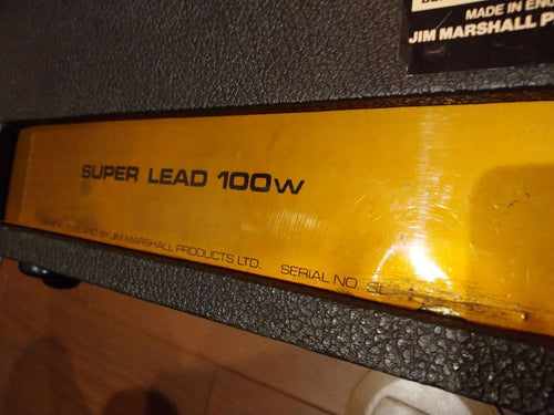 Marshall Guitar Amplifiers 1972 Super Lead 100W
