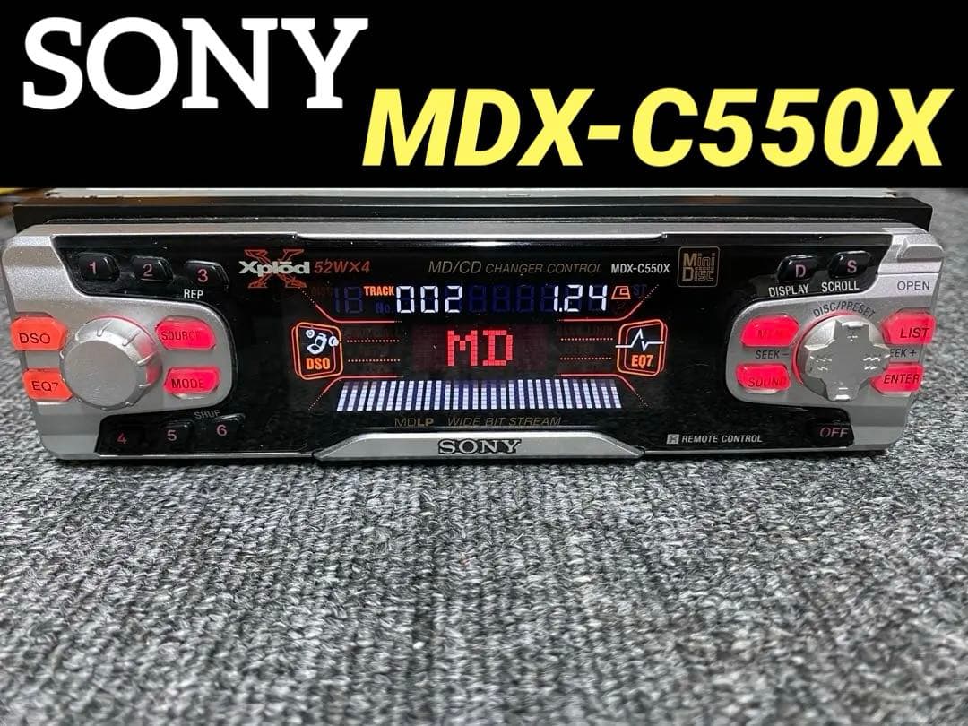 Sony Deck Player Changer Mdx-C550X